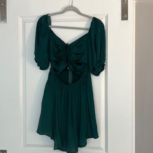 Sage and Paige Holding on Mini Dress